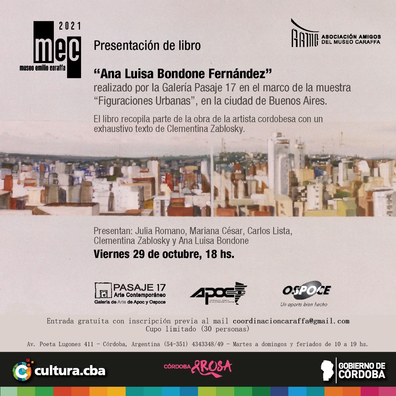 FIGURACIONES URBANAS / Museo Provincial Emilio Caraffa (MEC)